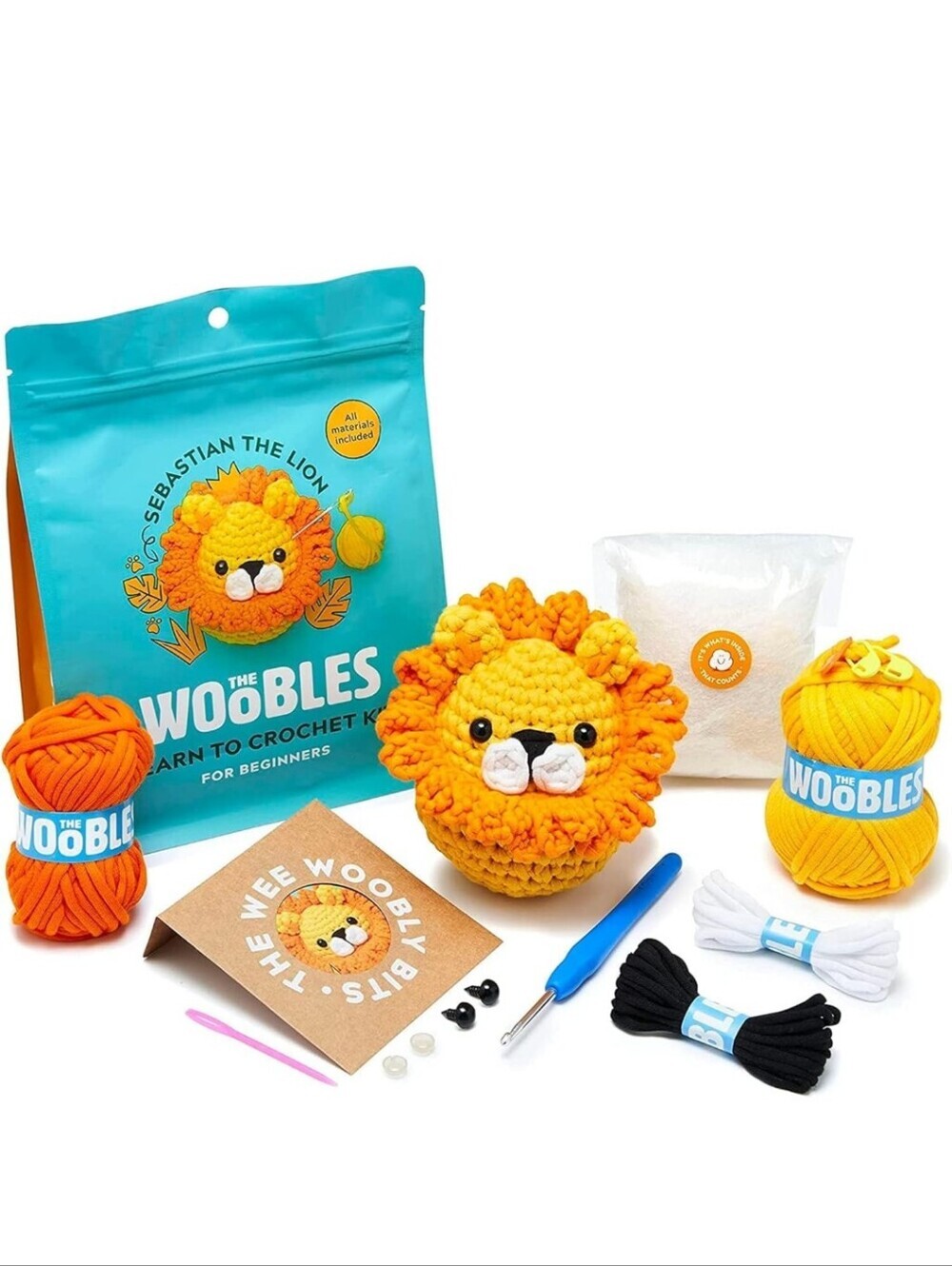 The Woobles Learn To Crochet Kit, NEW